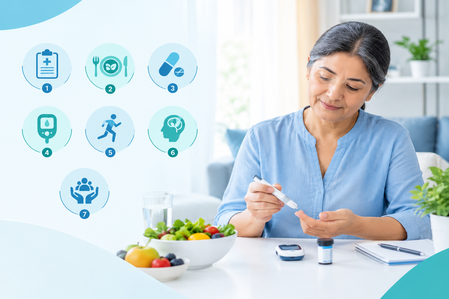 7 Diabetes Treatment Tips for Managing Diabetes at Home