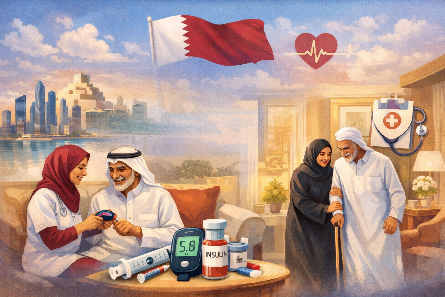Why Home Diabetes Care in Qatar Improves Recovery