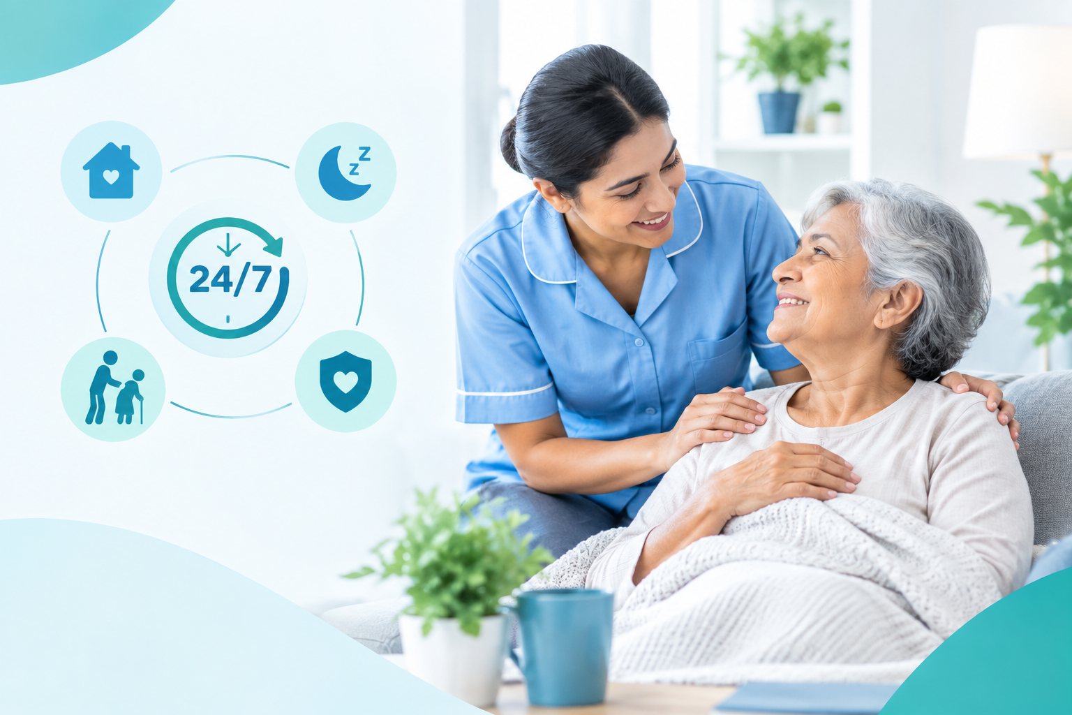 How 24-Hour Home Care Solves Common Senior Care Problems