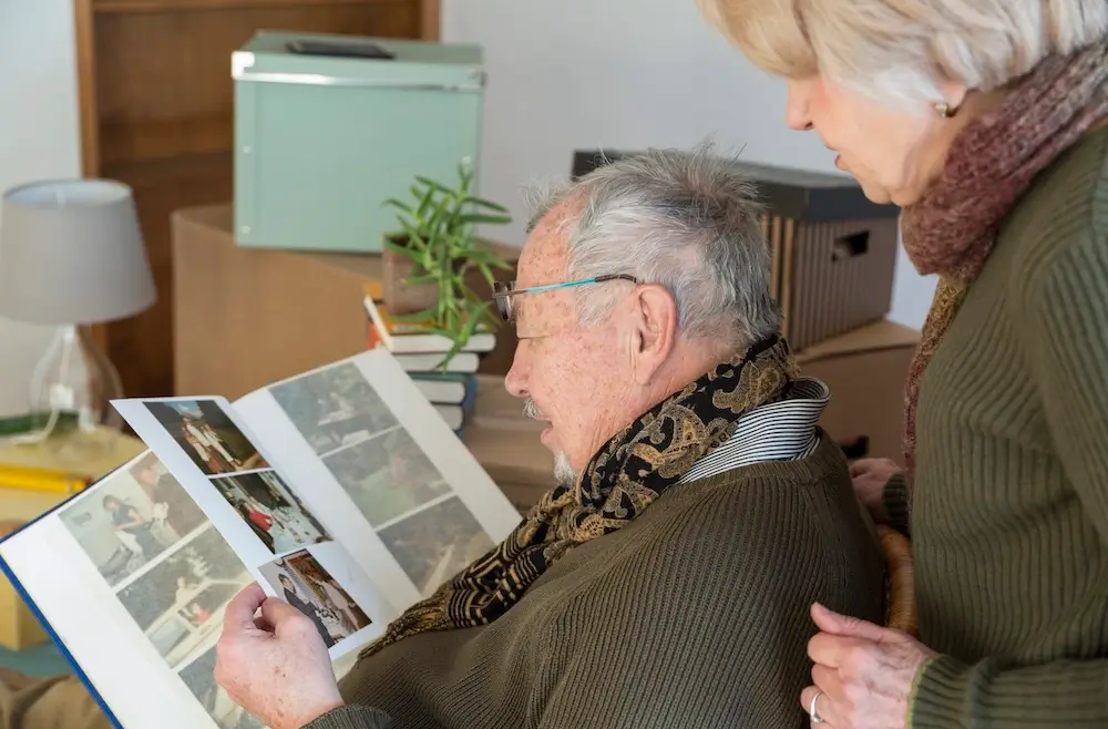 How Family Photo Albums Connect Seniors and Caregivers